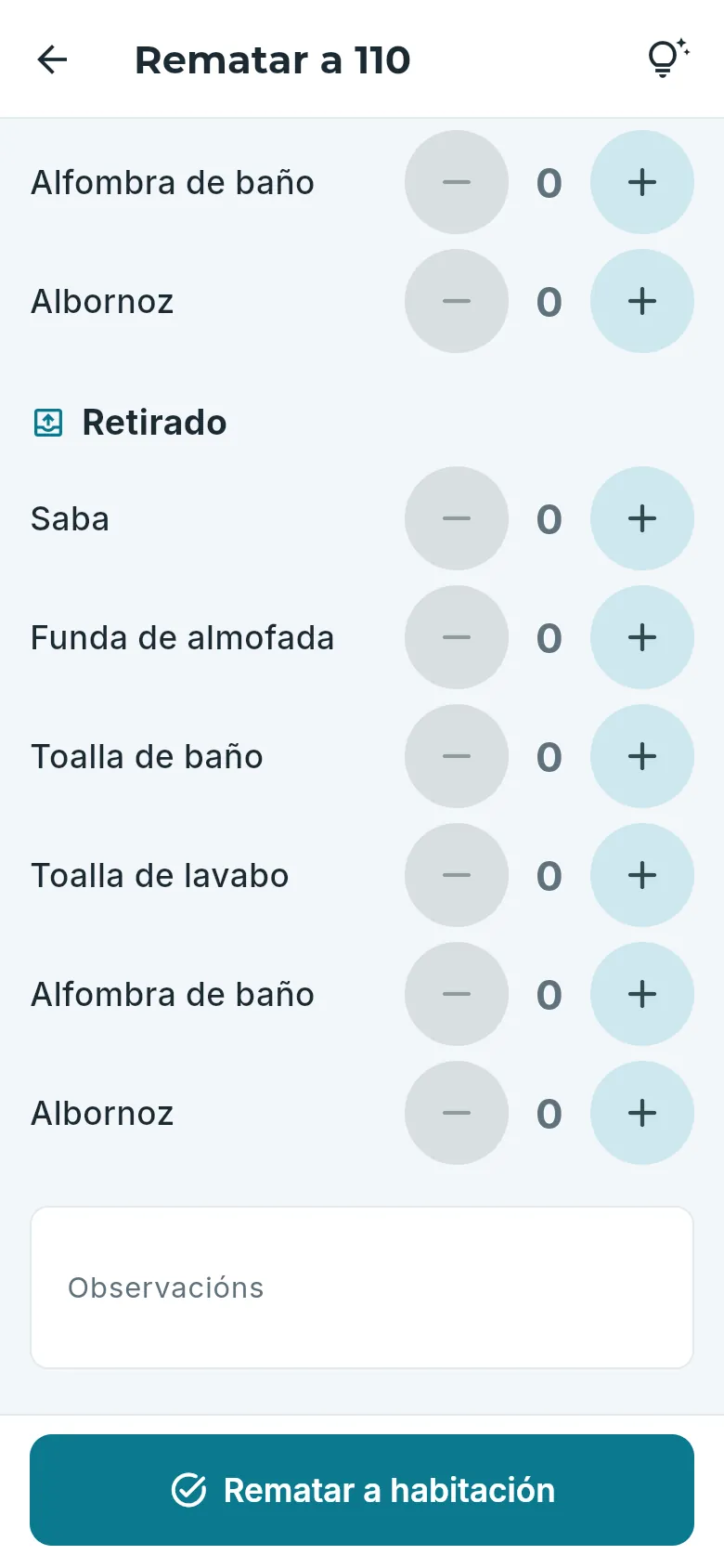Máis abaixo: o retirado e as observacións.
