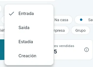Que data conta para o período.