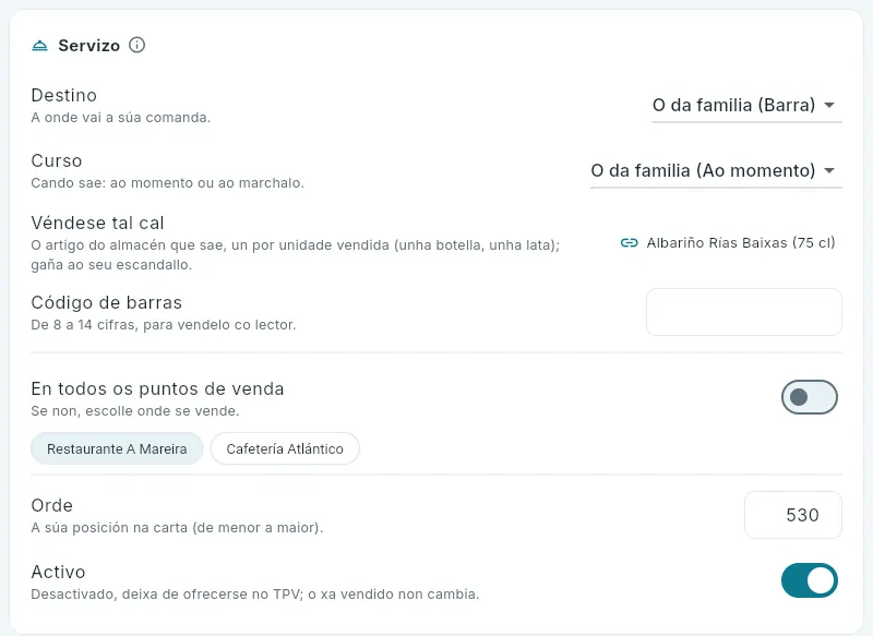 Unha botella que se vende tal cal: sae do seu artigo do almacén.