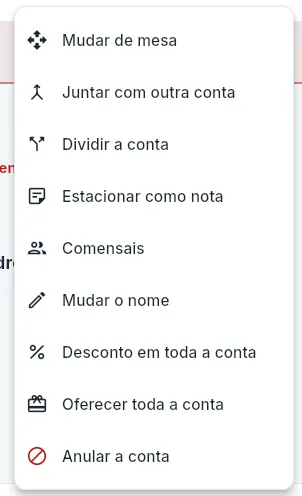 «Mais ações», com todas as autorizações.