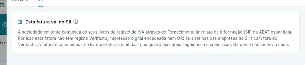 Uma fatura do hotel 101: vai no SII.